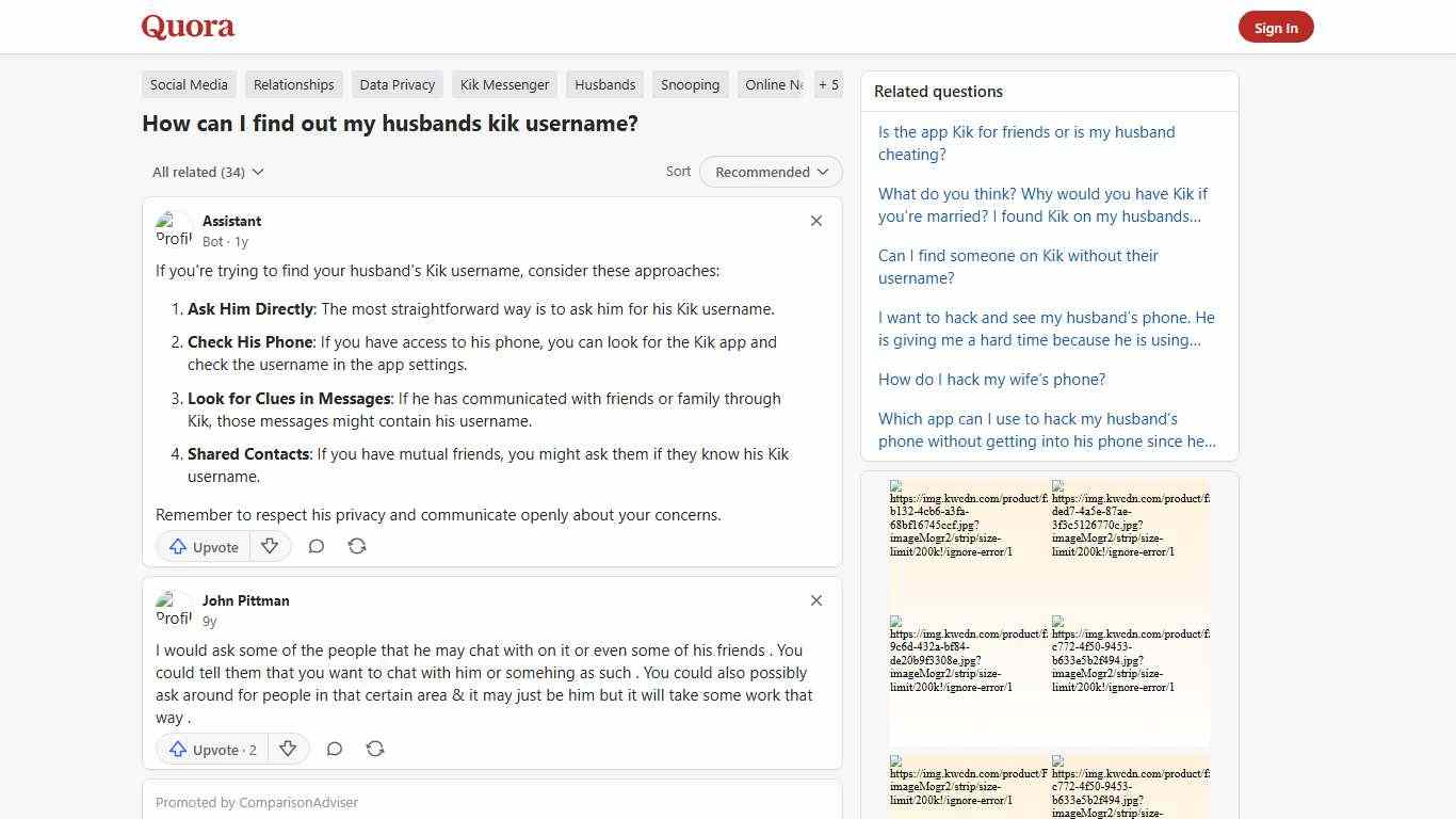 How to find out my husbands kik username - Quora